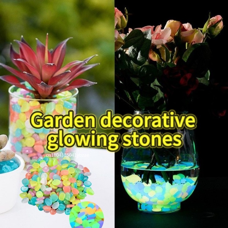 Fish Aquarium Home - 100-1000PCS Luminous Stone Garden Fish Tank