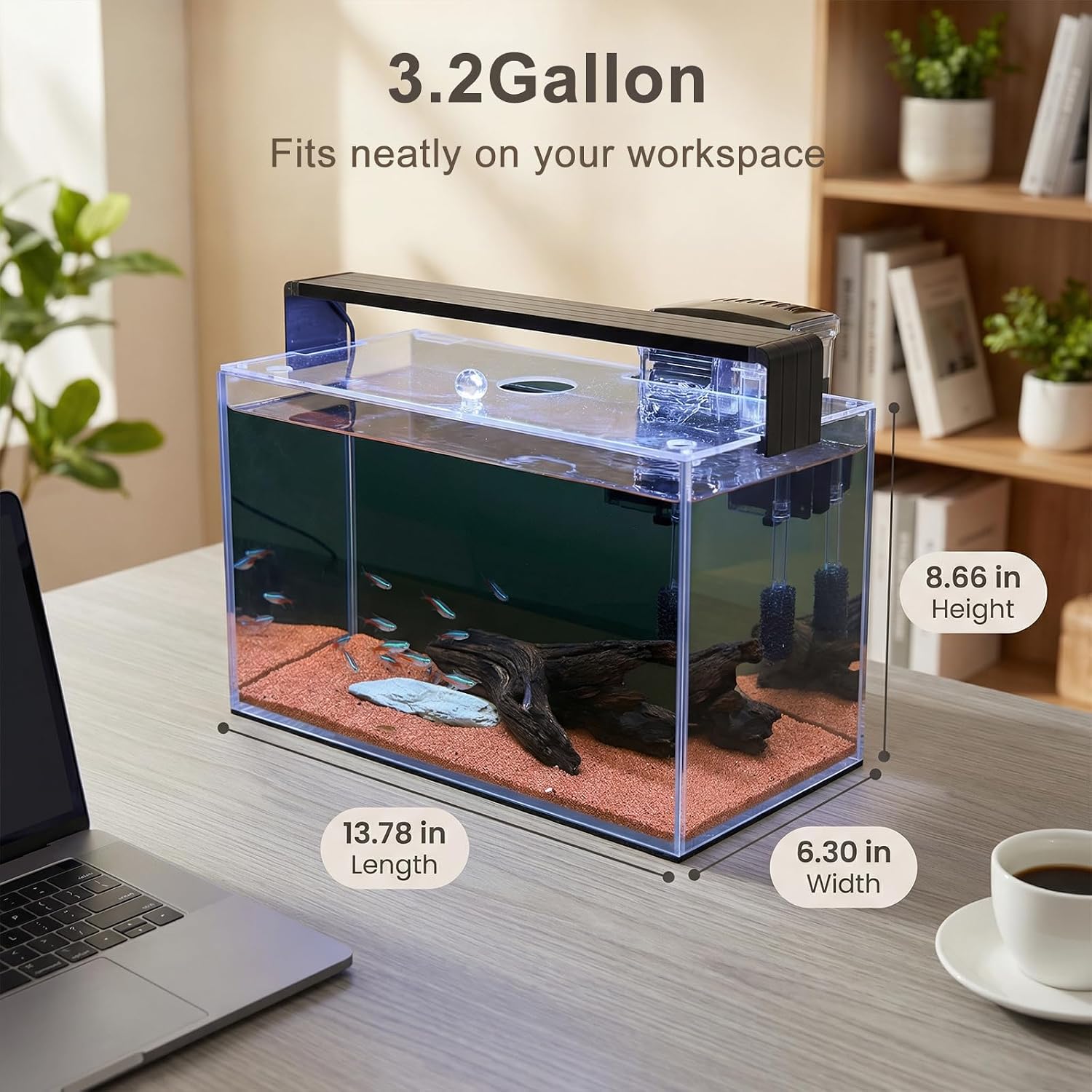 3.2 Gallon Nano Nature Aquariu - Aquarium Fish Betta recension och pris