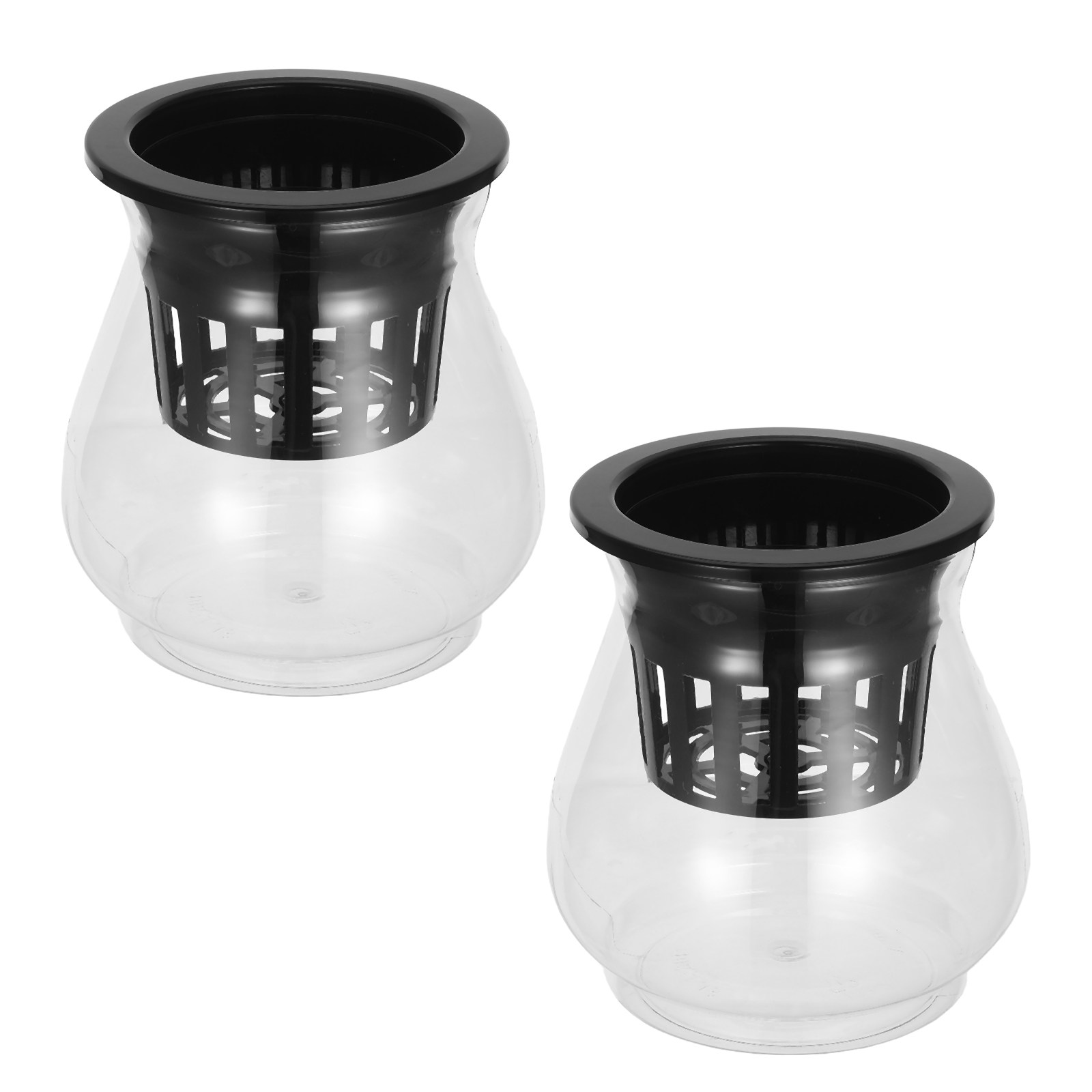 2Pcs Transparent Hydroponic Co - Aquarium Fish Betta recension och pris