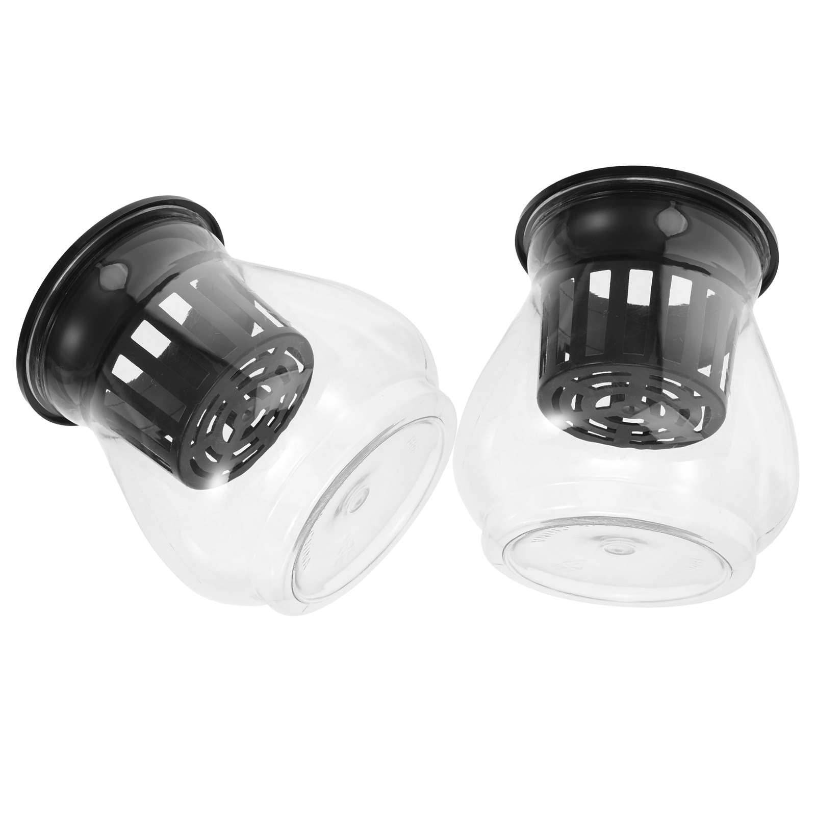 2Pcs Transparent Hydroponic Co - Aquarium Fish Betta recension och pris