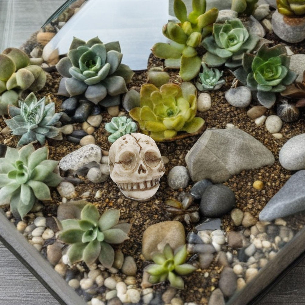 20Pcs Resin Smiling Skull Deco - Aquarium Decor recension och pris