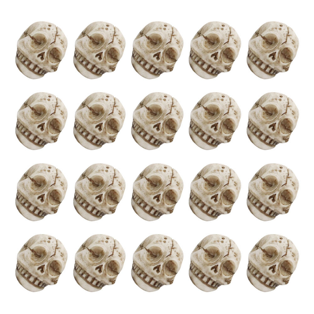 20Pcs Resin Smiling Skull Deco - Aquarium Decor recension och pris