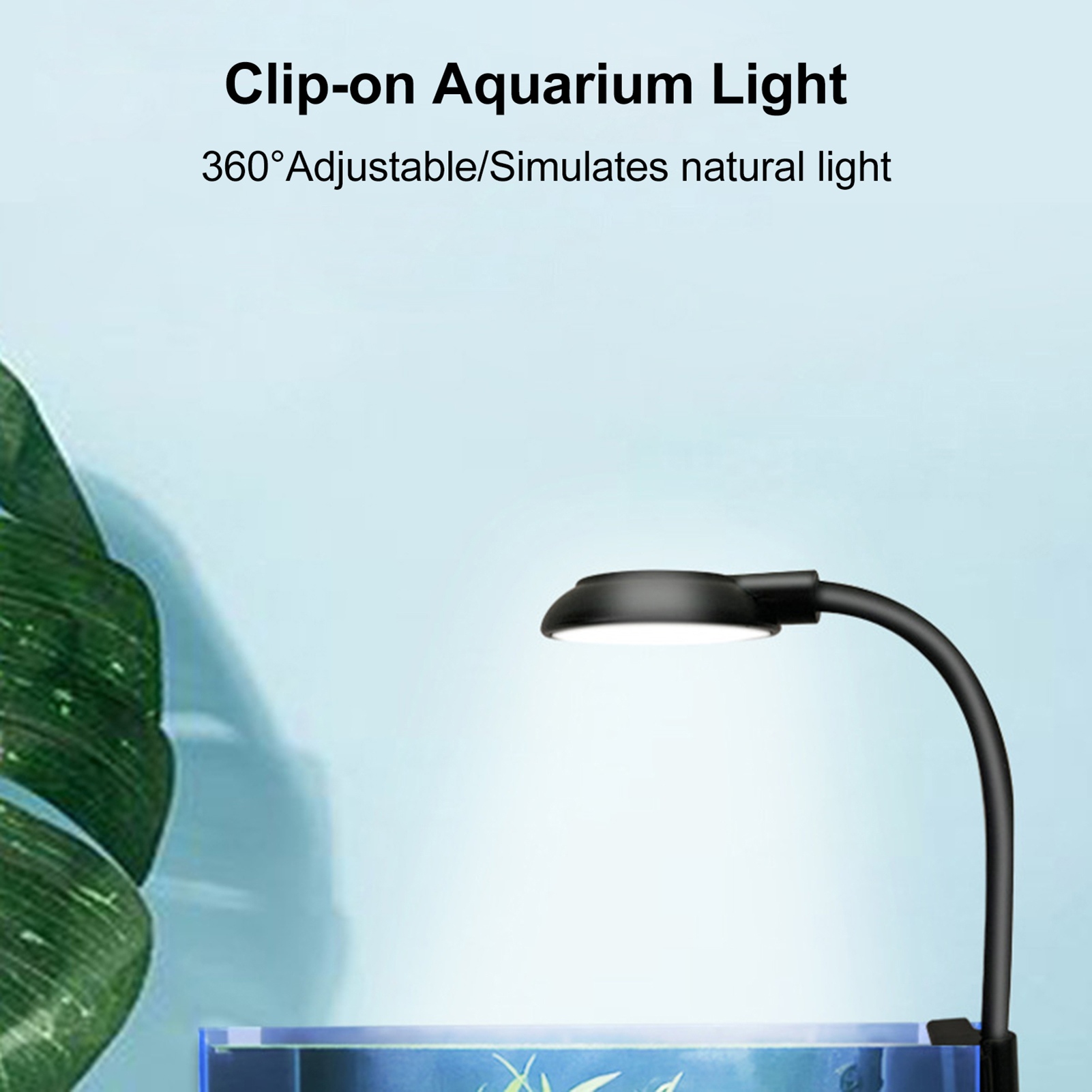 Fish  Clamp Lamp Aquarium Aqua - Aquarium Light recension och pris
