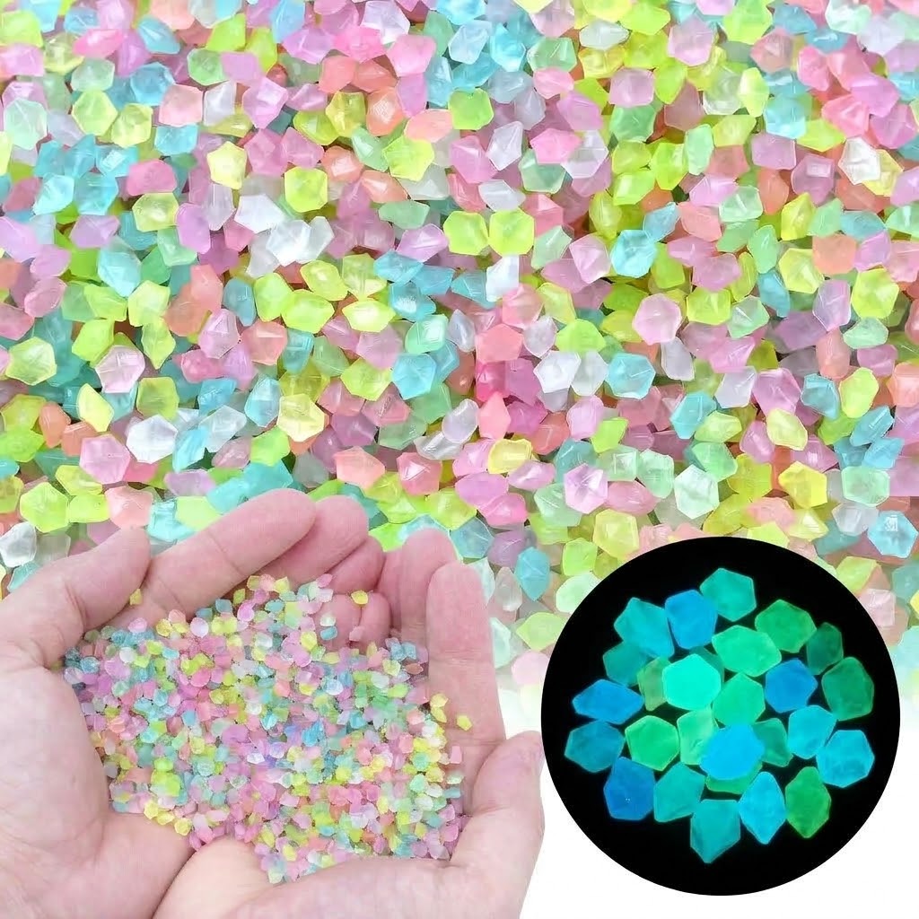 1000Pcs Luminous Sand Glow In  - Fish Aquarium Home recension och pris