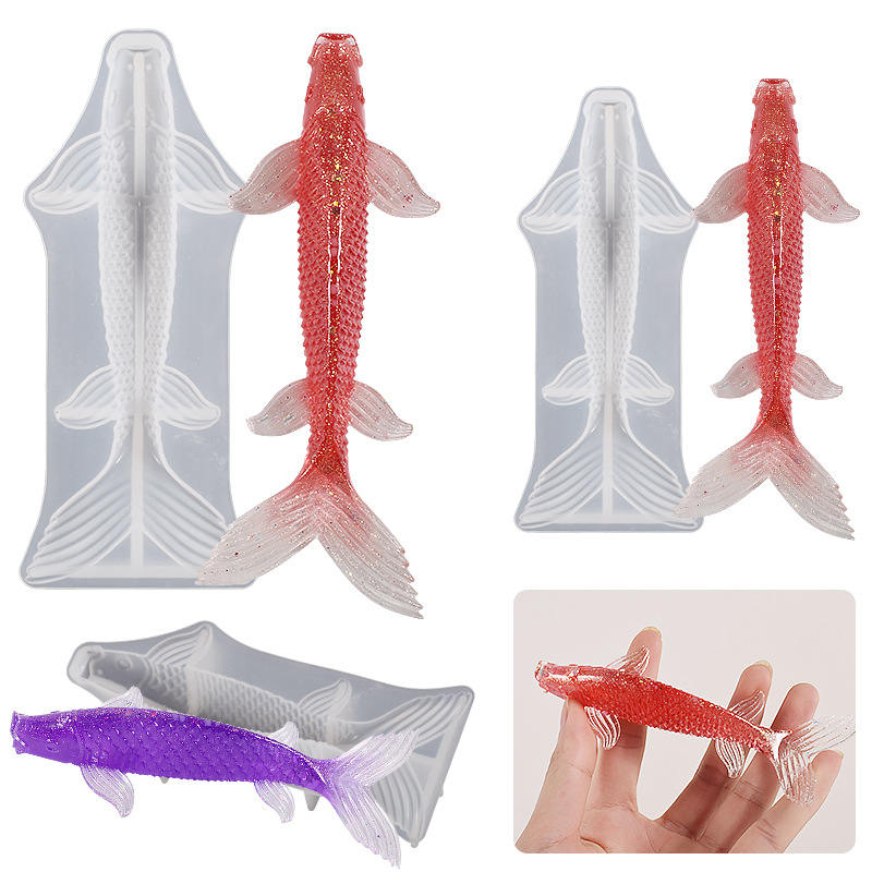 3D Koi Fish Shaped Epoxy Resin - Fish Aquarium Home recension och pris