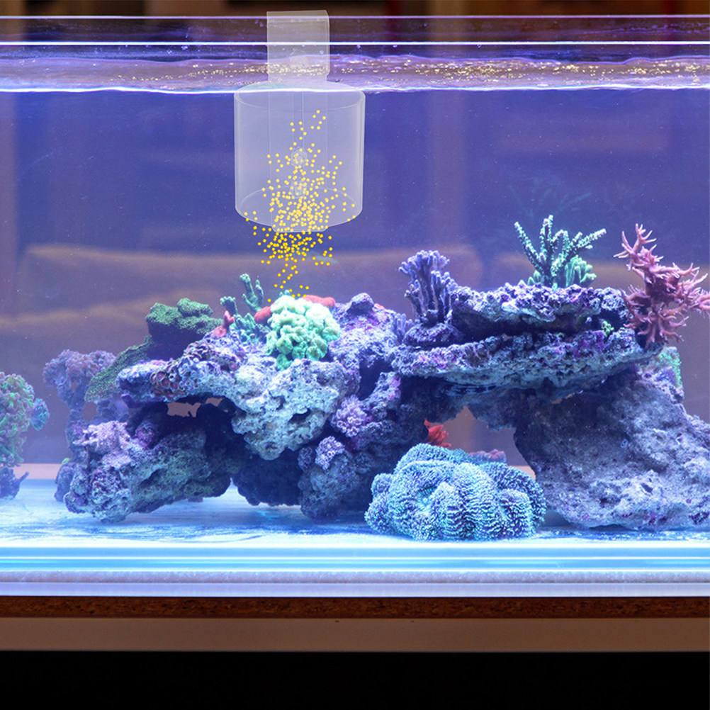 Adjustable Acrylic Fish Feedin - Aquarium Fish Keeping recension och pris