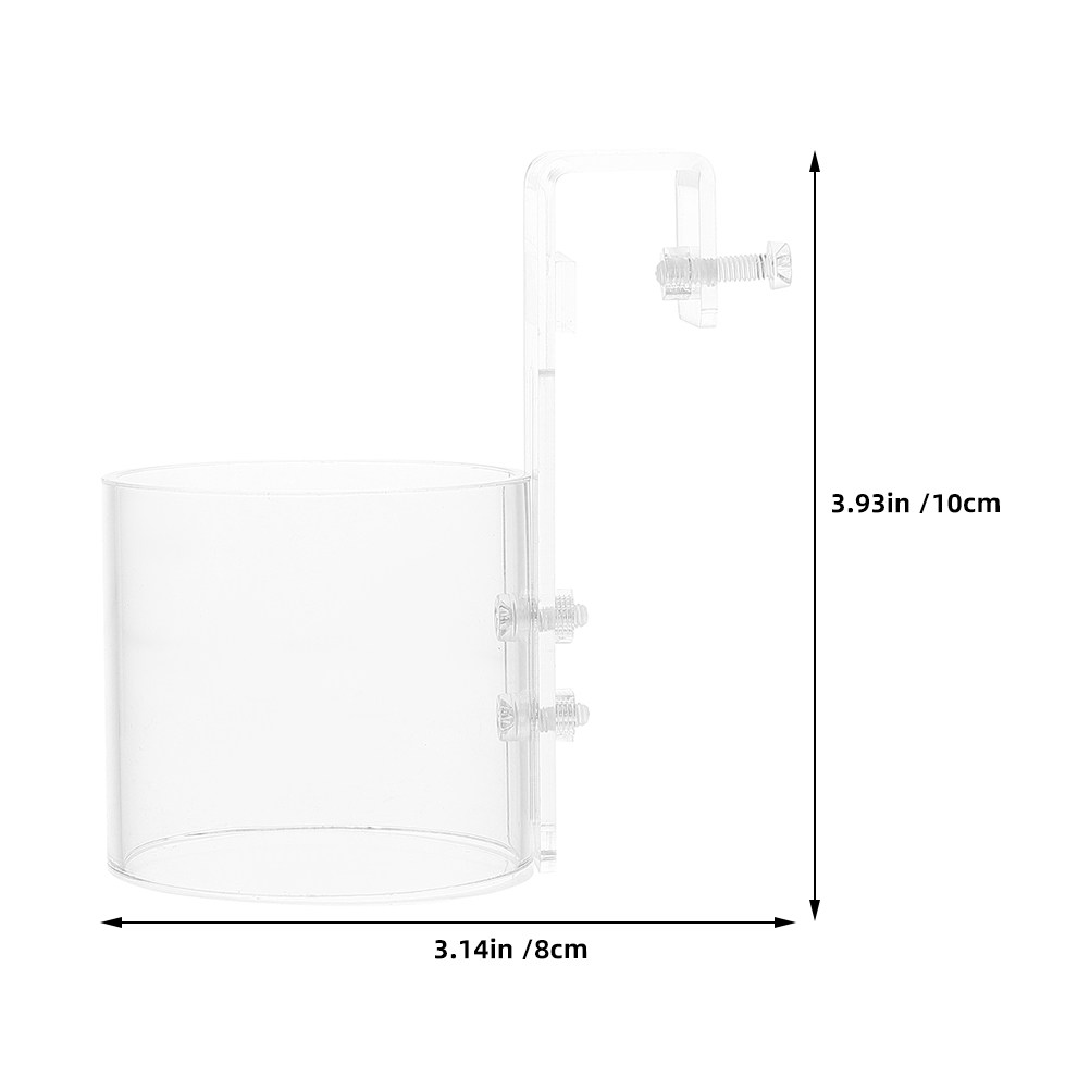 Adjustable Acrylic Fish Feedin - Aquarium Fish Keeping recension och pris