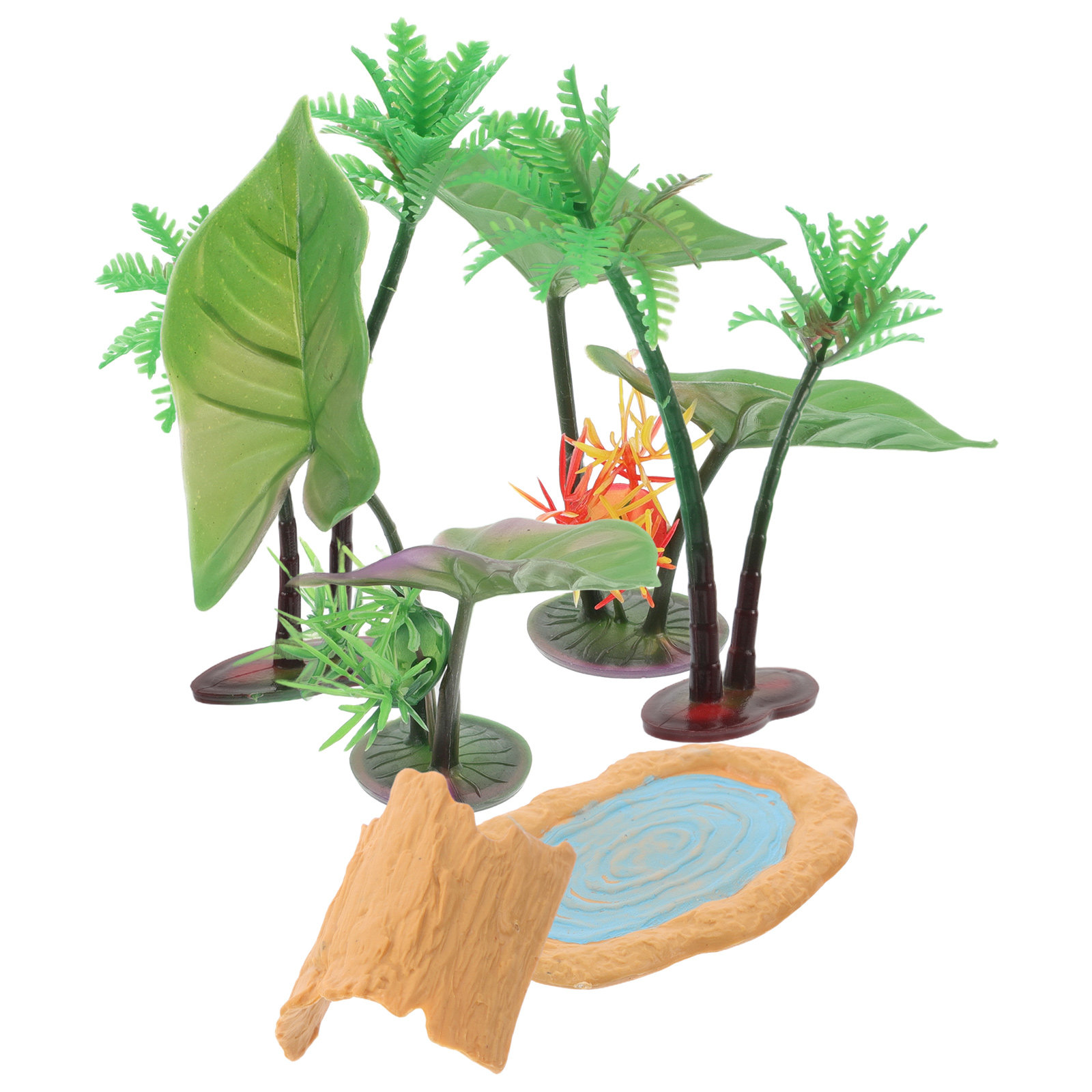 1Set Realistic Miniature Pond  - Aquarium Decor recension och pris