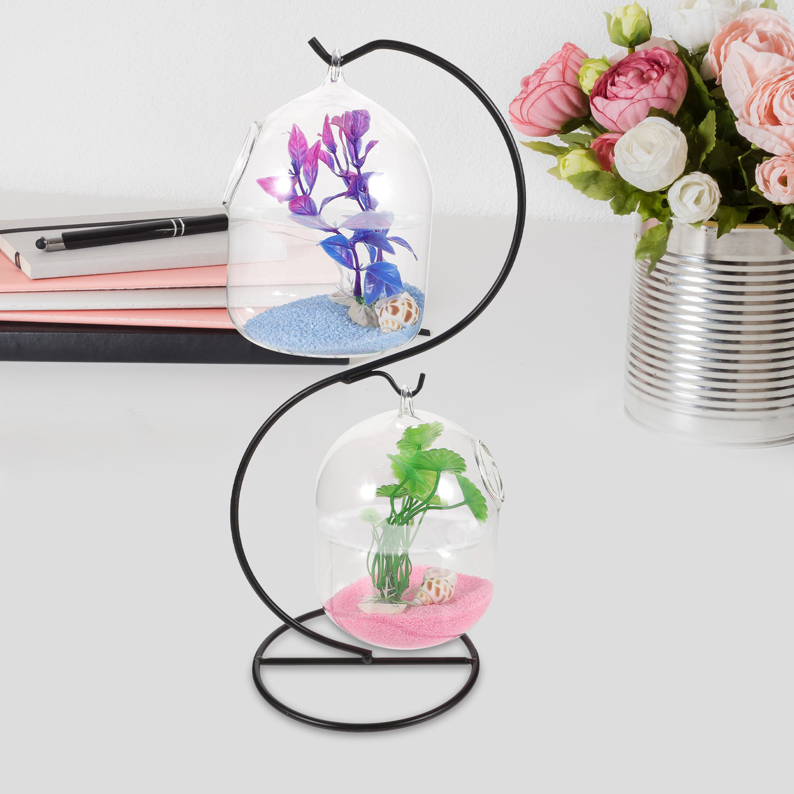 1Set Mini Hanging Fish Tank Gl - Betta Fish Tank recension och pris