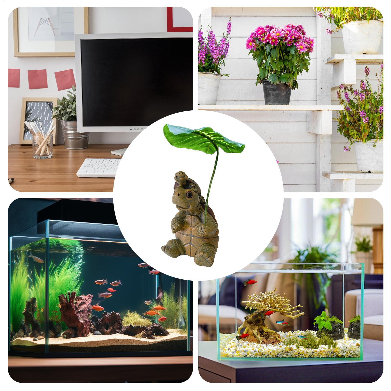 Turtle Figurine Fish Tank Deco - Fish Aquarium Home recension och pris