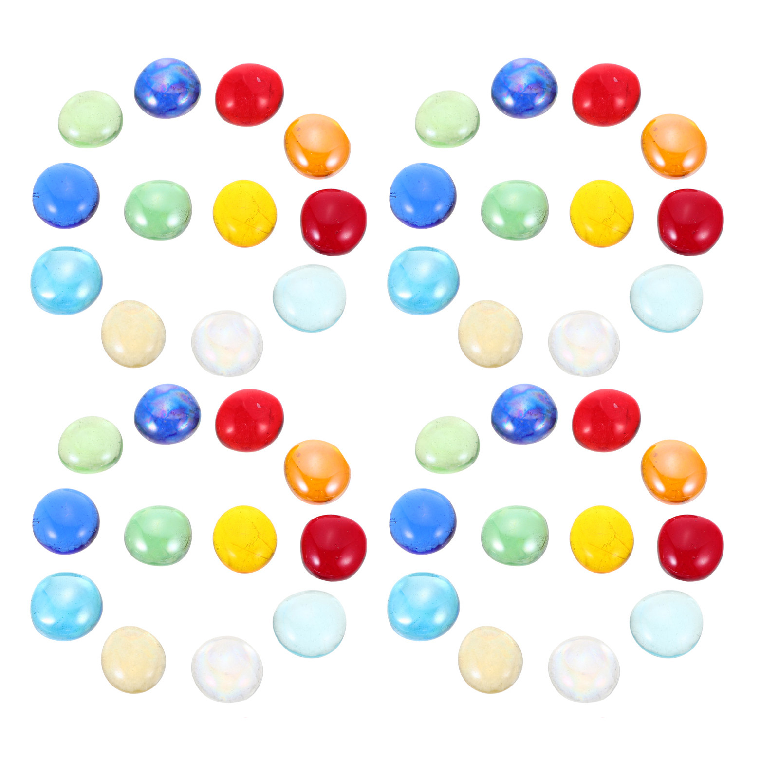 1 Bag Glass Flat Beads Clear F - Aquarium Fish Tank recension och pris