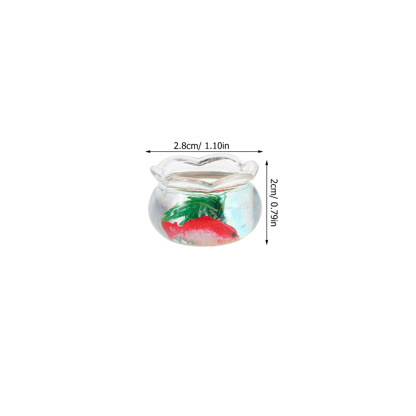 5pcs Mini Koi Fish Tank Set –  - Aquarium Plants recension och pris